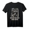 Best Rhodesian Ridgeback Dad Ever Vintage Retro Hund Flagge T-Shirt – Perfektes Weihnachtsgeschenk für Hundeliebhaber und Tierfans