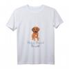 Damen Rhodesian Ridgeback Mama Hundemama T-Shirt mit V-Ausschnitt – Lustiges Geschenk für Hundemütter, Hundeliebhaberinnen und Hundezuchtfreunde
