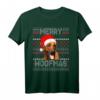 Lustiges Rhodesian Ridgeback Weihnachts-T-Shirt mit Mütze - Perfektes Weihnachtsgeschenk für Hundeliebhaber & Familie