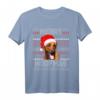 Lustiges Rhodesian Ridgeback Weihnachts-T-Shirt mit Mütze - Perfektes Weihnachtsgeschenk für Hundeliebhaber & Familie