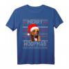 Lustiges Rhodesian Ridgeback Weihnachts-T-Shirt mit Mütze - Perfektes Weihnachtsgeschenk für Hundeliebhaber & Familie