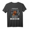 Vorsicht vor dem Herrchen Rhodesian Ridgeback Shirt - Lustiges Hundeliebhaber T-Shirt für Fans der Rasse