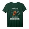 Vorsicht vor dem Herrchen Rhodesian Ridgeback Shirt - Lustiges Hundeliebhaber T-Shirt für Fans der Rasse