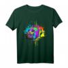 Splash Art Rhodesian Ridgeback Geschenkidee Hunde T-Shirt – Buntes Hundeliebhaber-Outfit für Geburtstage & Weihnachten