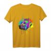 Splash Art Rhodesian Ridgeback Geschenkidee Hunde T-Shirt – Buntes Hundeliebhaber-Outfit für Geburtstage & Weihnachten
