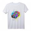 Splash Art Rhodesian Ridgeback Geschenkidee Hunde T-Shirt – Buntes Hundeliebhaber-Outfit für Geburtstage & Weihnachten