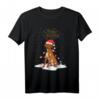 Rhodesian Ridgeback Merry Christmas Xmas Hund T-Shirt – Lustiges Weihnachtsdesign für Hundeliebhaber, Dog Mom & Gassi Kleidung für Weihnachten und Silvester