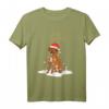 Rhodesian Ridgeback Merry Christmas Xmas Hund T-Shirt – Lustiges Weihnachtsdesign für Hundeliebhaber, Dog Mom & Gassi Kleidung für Weihnachten und Silvester