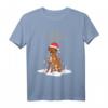 Rhodesian Ridgeback Merry Christmas Xmas Hund T-Shirt – Lustiges Weihnachtsdesign für Hundeliebhaber, Dog Mom & Gassi Kleidung für Weihnachten und Silvester