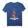 Rhodesian Ridgeback Merry Christmas Xmas Hund T-Shirt – Lustiges Weihnachtsdesign für Hundeliebhaber, Dog Mom & Gassi Kleidung für Weihnachten und Silvester