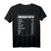 Rhodesian Ridgeback Fakten Hundehalter Gassi T-Shirt – Lustiges Geschenk für Ridgeback Fans, Züchter & Hundebesitzer