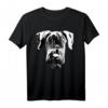 Riesenschnauzer T-Shirt für Damen und Herren - Hundekopf Motiv für Hunde- und Tierliebhaber
