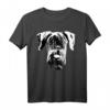 Riesenschnauzer T-Shirt für Damen und Herren - Hundekopf Motiv für Hunde- und Tierliebhaber