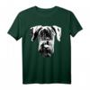 Riesenschnauzer T-Shirt für Damen und Herren - Hundekopf Motiv für Hunde- und Tierliebhaber