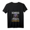 Damen Riesenschnauzer Schnauzer Hund T-Shirt mit V-Ausschnitt – Lustiges Fanartikelgeschenk für Hundeliebhaber & Schnauzer-Fans