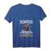 Damen Riesenschnauzer Schnauzer Hund T-Shirt mit V-Ausschnitt – Lustiges Fanartikelgeschenk für Hundeliebhaber & Schnauzer-Fans