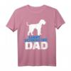 Riesenschnauzer Papa T-Shirt für Hundebesitzer und Väter - Klassisch geschnitten, doppelt genähter Saum