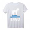 Riesenschnauzer Papa T-Shirt für Hundebesitzer und Väter - Klassisch geschnitten, doppelt genähter Saum