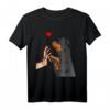 Rottweiler Liebe Hunde Frauchen Damen T-Shirt – Süßes Hundemotiv, Geschenkideen für Hundeliebhaber, Familien & Freunde