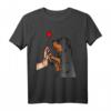 Rottweiler Liebe Hunde Frauchen Damen T-Shirt – Süßes Hundemotiv, Geschenkideen für Hundeliebhaber, Familien & Freunde
