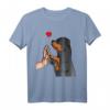 Rottweiler Liebe Hunde Frauchen Damen T-Shirt – Süßes Hundemotiv, Geschenkideen für Hundeliebhaber, Familien & Freunde