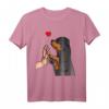 Rottweiler Liebe Hunde Frauchen Damen T-Shirt – Süßes Hundemotiv, Geschenkideen für Hundeliebhaber, Familien & Freunde