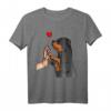 Rottweiler Liebe Hunde Frauchen Damen T-Shirt – Süßes Hundemotiv, Geschenkideen für Hundeliebhaber, Familien & Freunde