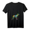 Damen Rottweiler T-Shirt mit V-Ausschnitt – Perfektes Geschenk für Hundeliebhaberinnen zu Weihnachten & Geburtstag