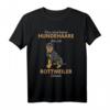 Das sind keine Hundehaare das ist Rottweiler Glitzer T-Shirt – Lustiges Tierliebhaber Shirt für Gassi gehen & Geschenk für Rottweiler Fans