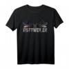 Rottweiler Motiv T-Shirt für Damen und Herren - Hundekopf Design, ideales Geschenk für Hundeliebhaber