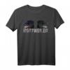 Rottweiler Motiv T-Shirt für Damen und Herren - Hundekopf Design, ideales Geschenk für Hundeliebhaber
