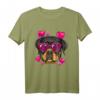 Rottweiler Valentines Shirt - Kawaii Rottweiler Liebhaber T-Shirt für Tier- und Hundeliebhaber am Valentinstag