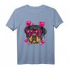 Rottweiler Valentines Shirt - Kawaii Rottweiler Liebhaber T-Shirt für Tier- und Hundeliebhaber am Valentinstag