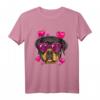 Rottweiler Valentines Shirt - Kawaii Rottweiler Liebhaber T-Shirt für Tier- und Hundeliebhaber am Valentinstag
