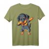 Dabbing Rottweiler T-Shirt - Funny Dog Lover Gifts, Trendy Dance Graphic Tee for Pets, Kids, Men & Women, Perfect Birthday & Christmas Gift