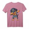 Dabbing Rottweiler T-Shirt - Funny Dog Lover Gifts, Trendy Dance Graphic Tee for Pets, Kids, Men & Women, Perfect Birthday & Christmas Gift