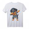 Dabbing Rottweiler T-Shirt - Funny Dog Lover Gifts, Trendy Dance Graphic Tee for Pets, Kids, Men & Women, Perfect Birthday & Christmas Gift