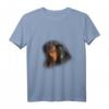 Rottweiler Face T-Shirt - Süßes Hundeliebhaber Design, Perfektes Geschenk für Rottweiler-Fans, Welpenbesitzer & Hundeliebhaber