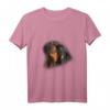Rottweiler Face T-Shirt - Süßes Hundeliebhaber Design, Perfektes Geschenk für Rottweiler-Fans, Welpenbesitzer & Hundeliebhaber
