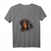 Rottweiler Face T-Shirt - Süßes Hundeliebhaber Design, Perfektes Geschenk für Rottweiler-Fans, Welpenbesitzer & Hundeliebhaber