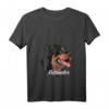 Seitenansicht Rottweiler Kopf T-Shirt mit V-Ausschnitt – Hochwertiges Hundemotiv, leichtes Basic-Shirt mit Doppelnaht