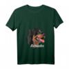 Seitenansicht Rottweiler Kopf T-Shirt mit V-Ausschnitt – Hochwertiges Hundemotiv, leichtes Basic-Shirt mit Doppelnaht