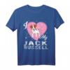 Ich liebe meinen Jack Russell Terrier T-Shirt – Für Hundeliebhaber und Fans des kleinen Vierbeiners