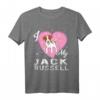Ich liebe meinen Jack Russell Terrier T-Shirt – Für Hundeliebhaber und Fans des kleinen Vierbeiners
