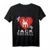 Ich liebe meinen Jack Russell Terrier - Lustiges Langarmshirt für Hunde-Fans und Tierliebhaberinnen