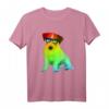 Farbenfrohes Jack Russell Terrier T-Shirt - Lustiges Hunde Geschenk für Hundeliebhaber, Herrchen & Frauchen