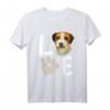 HapFrog Love Russell Terrier Dog Paw Pet Rescue T-Shirt – Lustiges Vintage Hundemotiv für Hundeliebhaber, Freunde & Familie das ganze Jahr