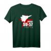 Russischer Kampfjet SU-57 PAK-FA T-Shirt - Klassisch geschnitten, doppelt genähter Saum für Luftfahrtenthusiasten