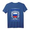 Russland Urlaub T-Shirt mit Moskau, St. Petersburg & Kreml Motiv – Lustiges Souvenir für Russland-Reisende & Liebhaber