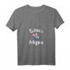 Damen T-Shirt mit russischem Spruch 'Blacha Mucha' Kyrillisch - Lustiges Russland Motiv mit V-Ausschnitt